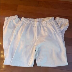 Brandy Melville Kids Cream Sweatpants